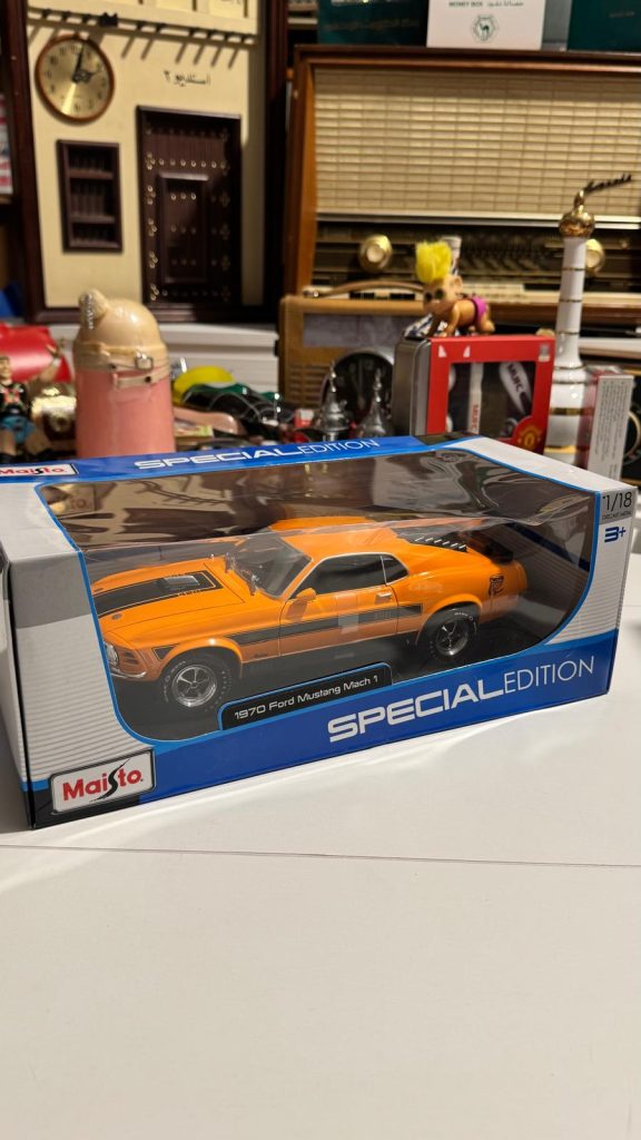 مجسم Ford Mustang Mach 1 1970 — Maisto 1:18 — صورة
